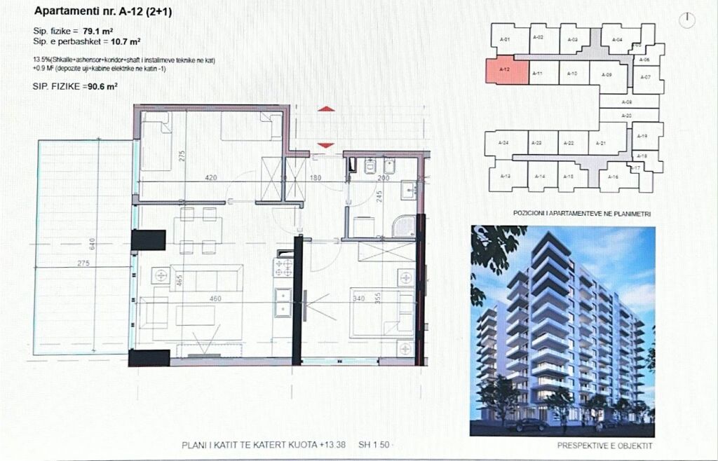 🏡 Appartamento 2+1 in Vendita a Shengjin