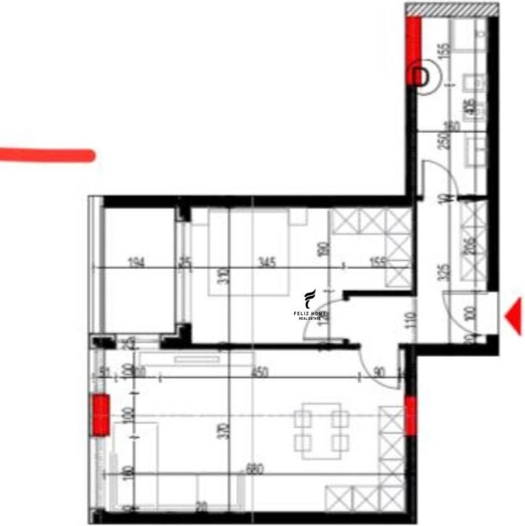 FOR SALE APARTMENT 1+1 PASKUQAN 9,160,000 LEKE FH-77649