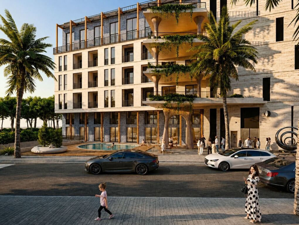 📌Studio apartment for sale in Middal Residence – Golem, Durrës