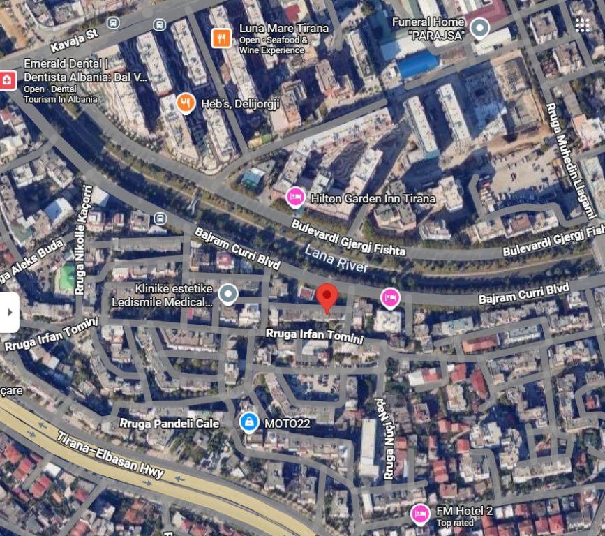 Apartment 1+1 For Sale in Irfan Tomini, Tirana