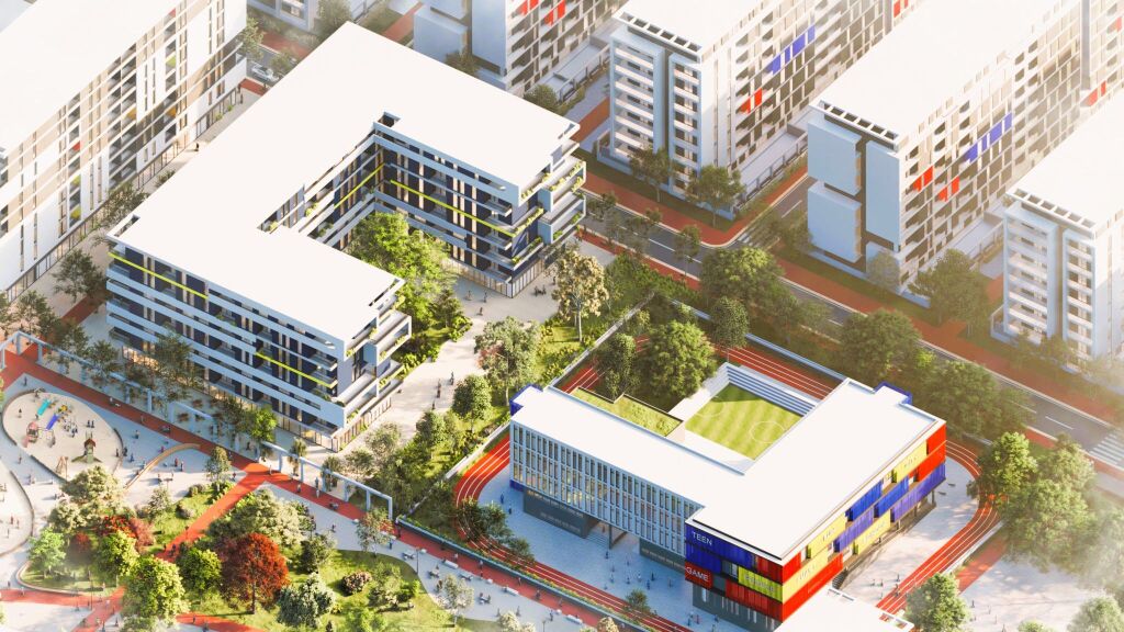 🗝️2+1 for sale with Park View in Univers City Complex✨