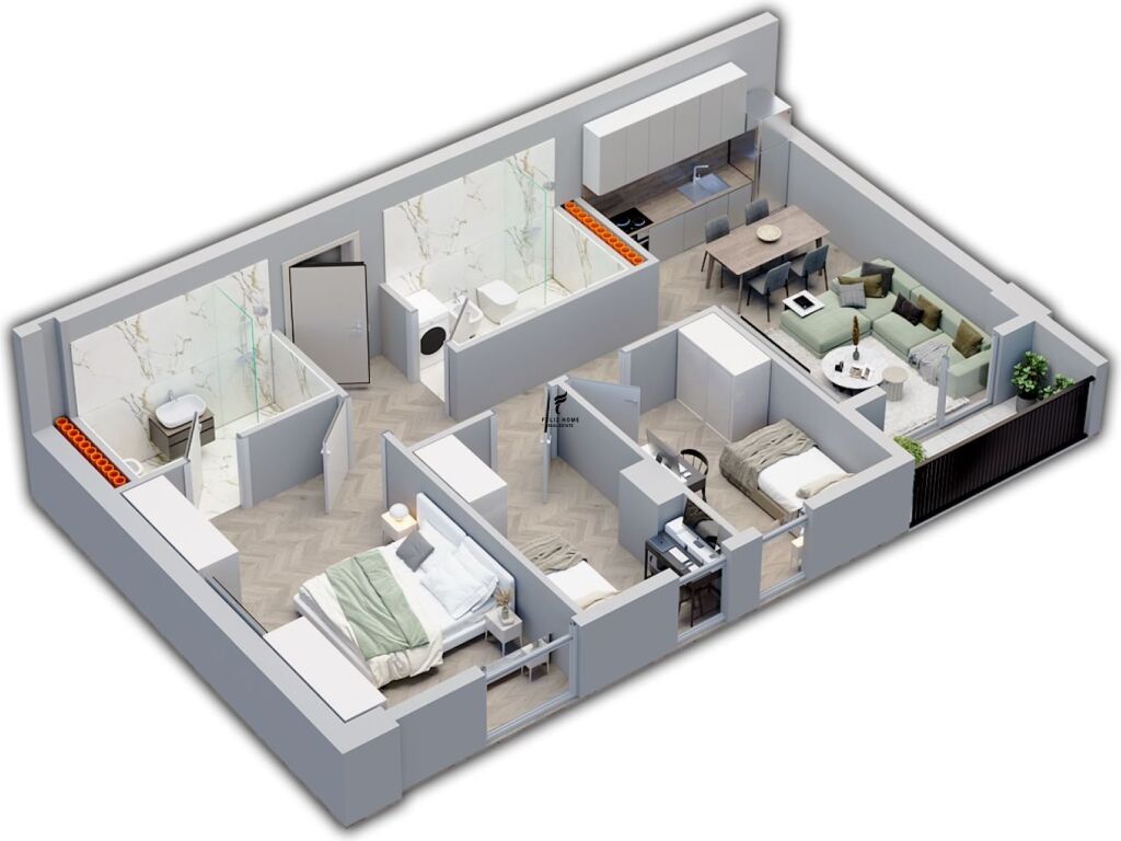 FOR SALE APARTMENT 3+1 UNIVERS CITY 114,500 EURO FH-77987