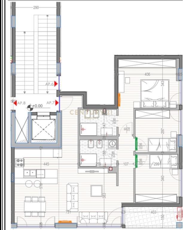 3+1 Apartment for Sale near the Dry Lake