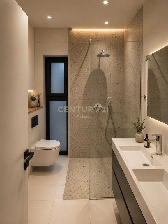 2+1 Apartment with Private Yard and Parking Space for Rent – O2 Residence, Farkë 1,200 € /Month
