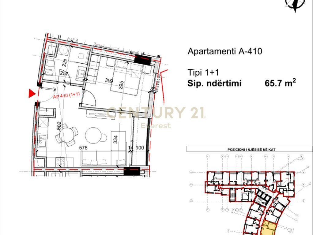 BARDHYL STREET, SELLING APARTMENT 1+1 154,400 €