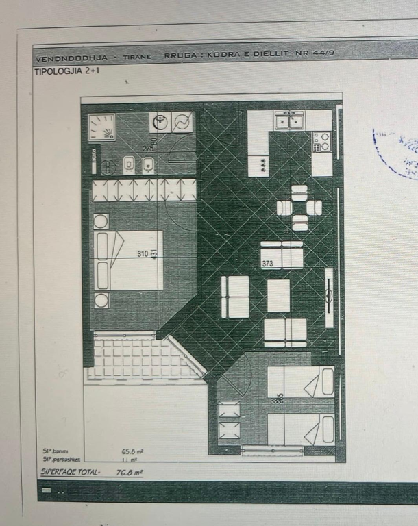 VENDESI APPARTAMENTO 2+1 PRESSO LA RESIDENZA KODRA E DIELLIT | 185 MILIONI LEKE.