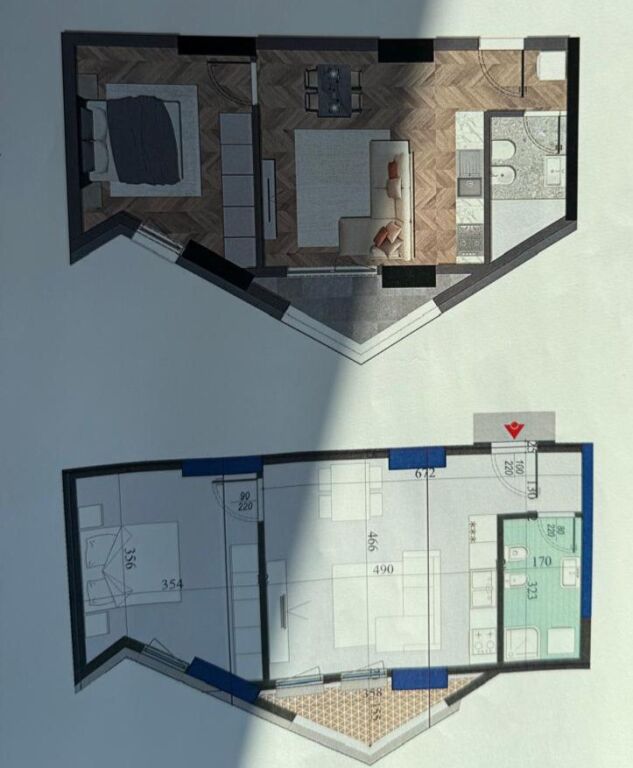🏢 Apartment 1+1 for Sale – Dritan Hoxha Street 📍