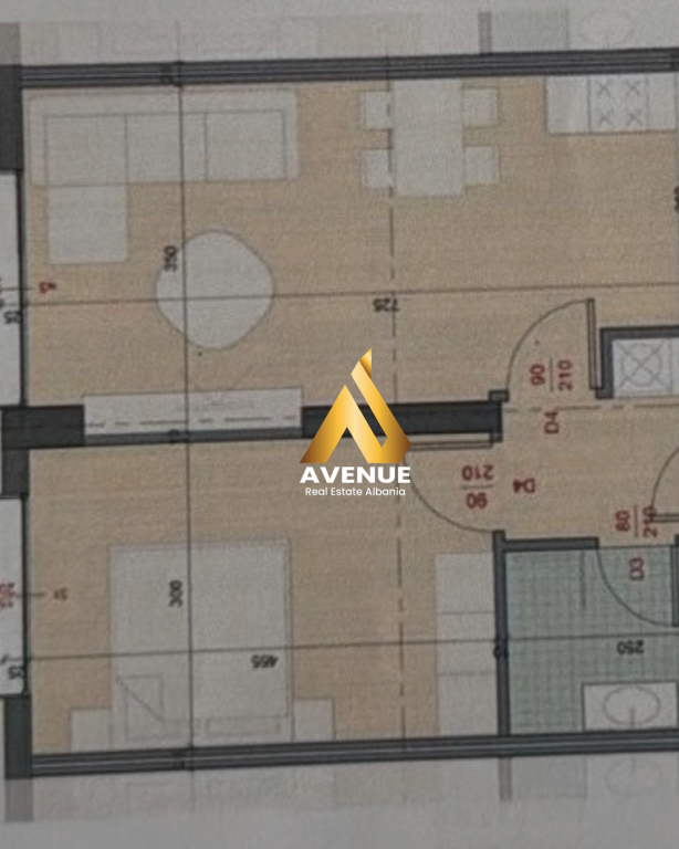 VENDESI APPARTAMENTO 1+1 – CAMPO DELL'AVIAZIONE, TIRANA