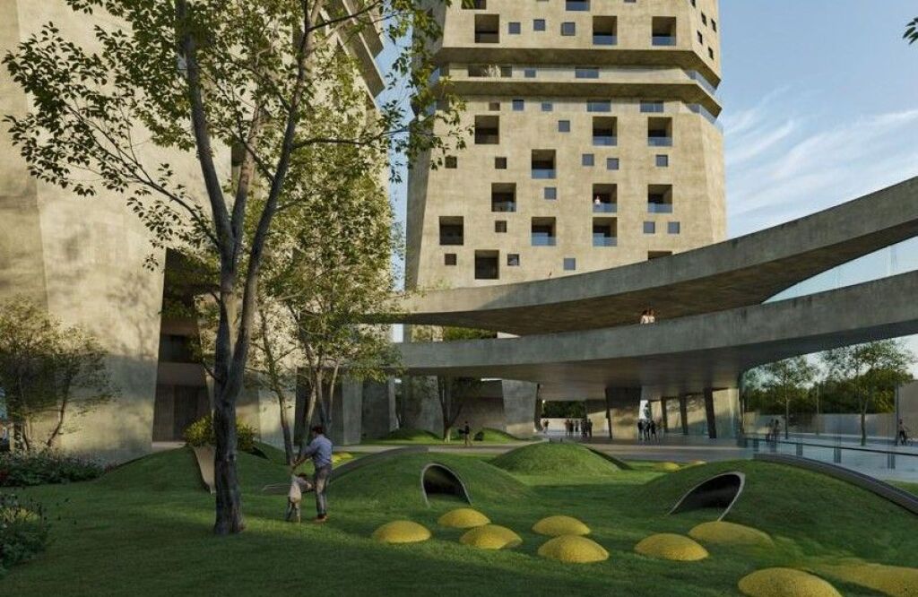 Apartment 2+1+2 for sale Shqiponja Square Building, Former Customs