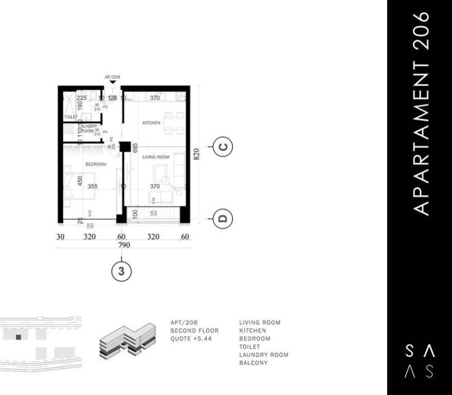 Grow Green - Sauk, Apartment 1+1 for Sale!