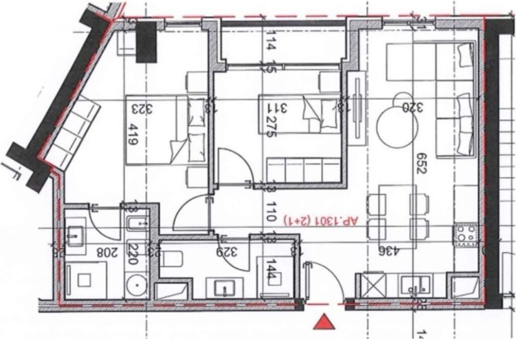 🏢Shitet Apartament 2+1+2 – Monolith Residence, Rruga Bardhyl 🏢 - Widok 2