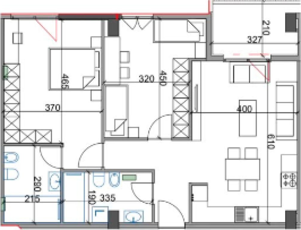 🏢 Apartment 2+1+2 Bathrooms for Sale – Aura Complex, Dritan Hoxha Street!🏢