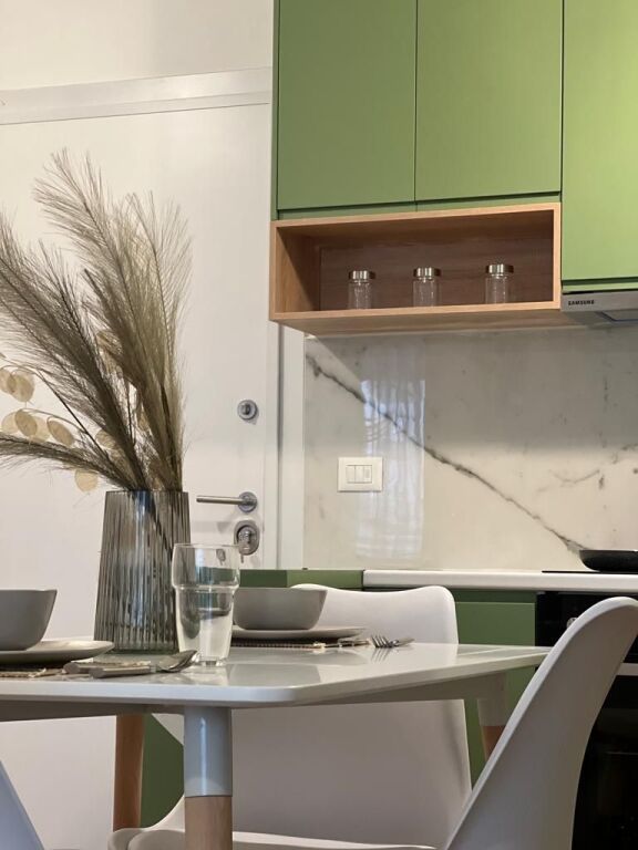 🏡 For rent 1+1 at Magnet Complex, 21 Dhjetori  📍 5th floor, new building with elevator ✨ Furnished and with natural lighting  💶 650 €/month
