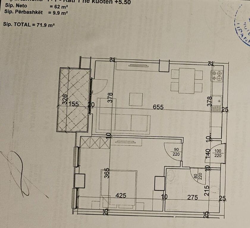 Appartamento In Vendita 1+1 presso Dritan Hoxha (ID B110461) Tirana