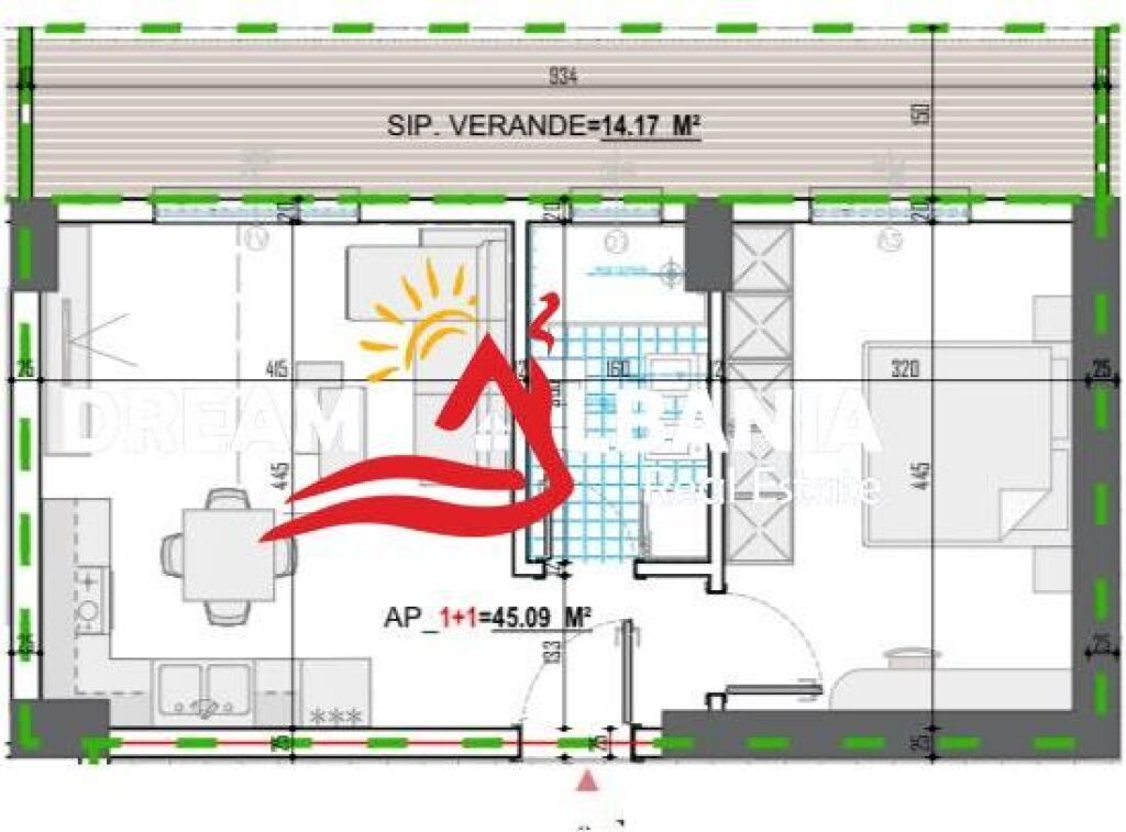 Appartamento 1+1 In Vendita A Kamez (ID 41111580)