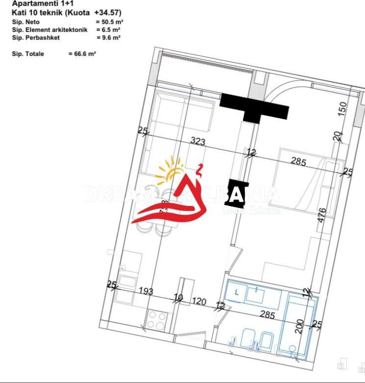 Appartamento 1+1 in Vendita Dietro Globe (ID 41111581)