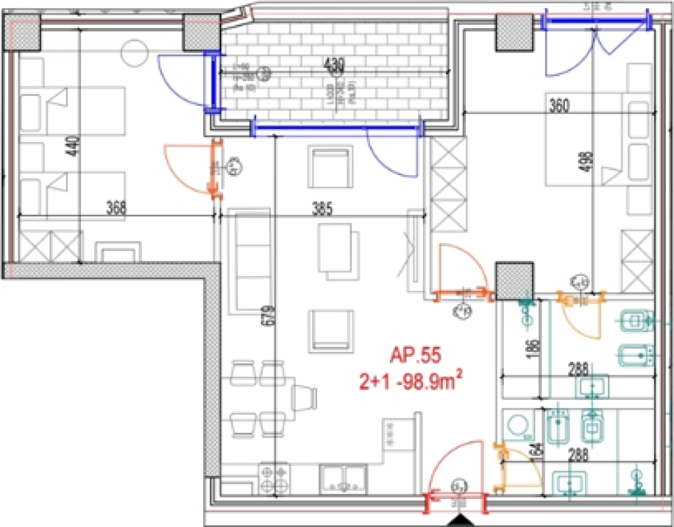 🏡 Apartment 2+1 for Sale – Mara Residence, Don Bosko