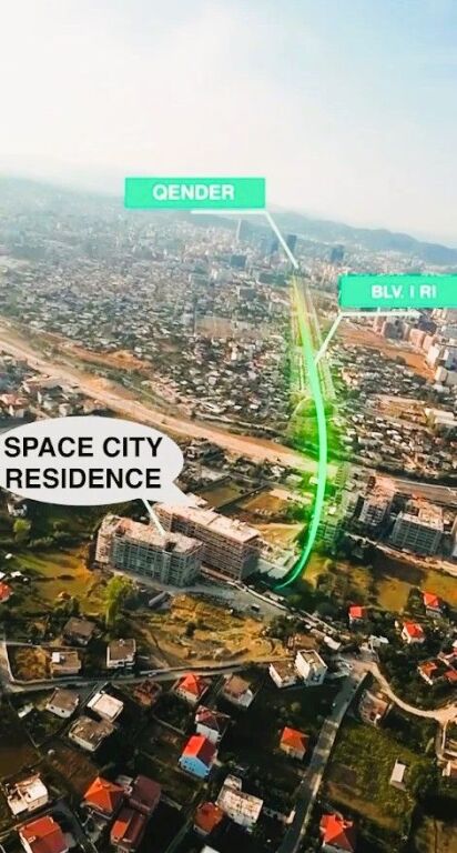 🌇Tek Space City Paskuqan– Apartament 2+1 në Shitje!