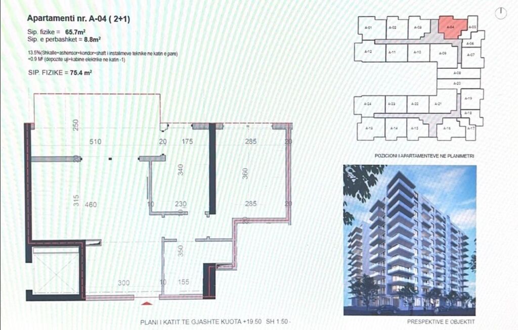 🏡 Apartment 2+1 for sale in Shëngjin