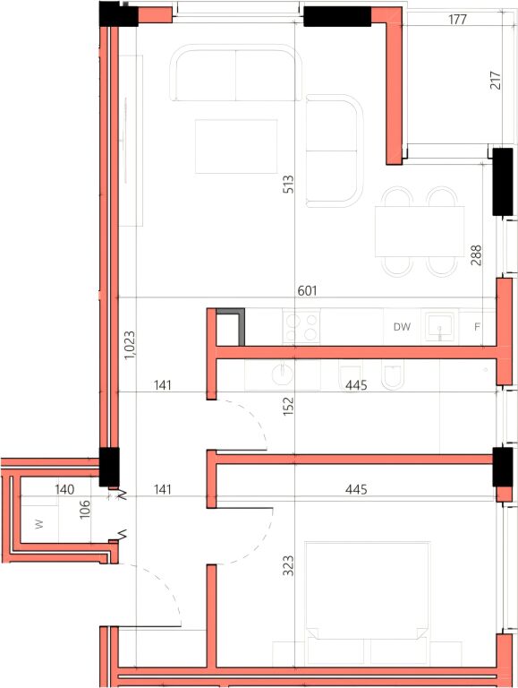 🏡 APARTMENT 1+1 FOR SALE 📍 At Maison de la Terre – Mjull Bathore, Tirana