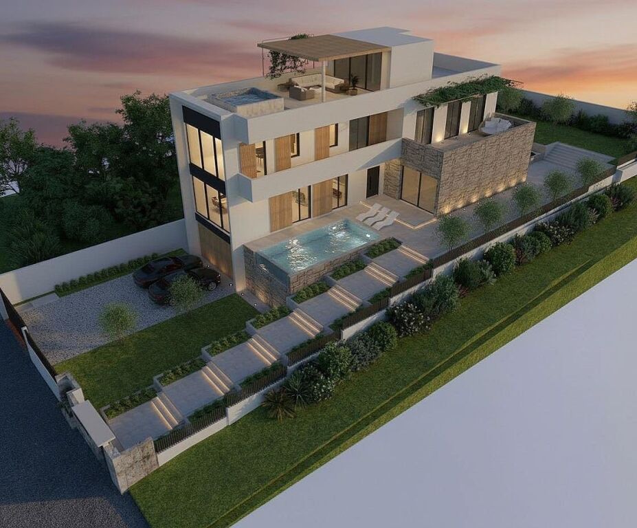 ✨ Villa di lusso in vendita sulla collina di Golem, con vista mare, zona residenziale!✨