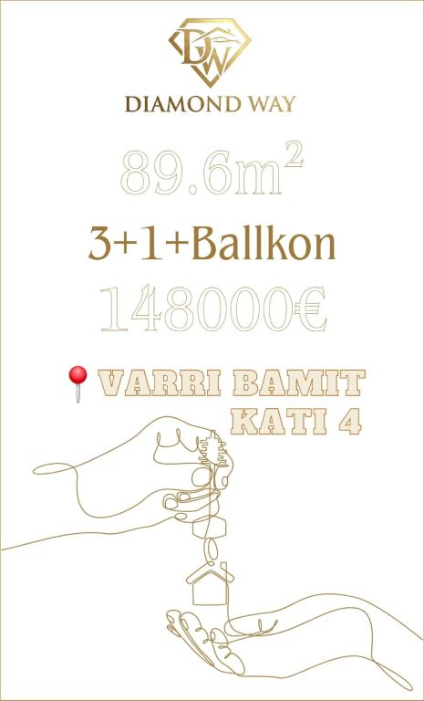 📍 3+1 Apartment for sale at "Varri i Bamit" – An excellent residential investment!