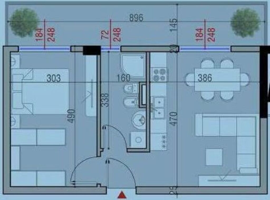 APARTMENT 1+1 FOR SALE AT THE TIRANA CIELO COMPLEX