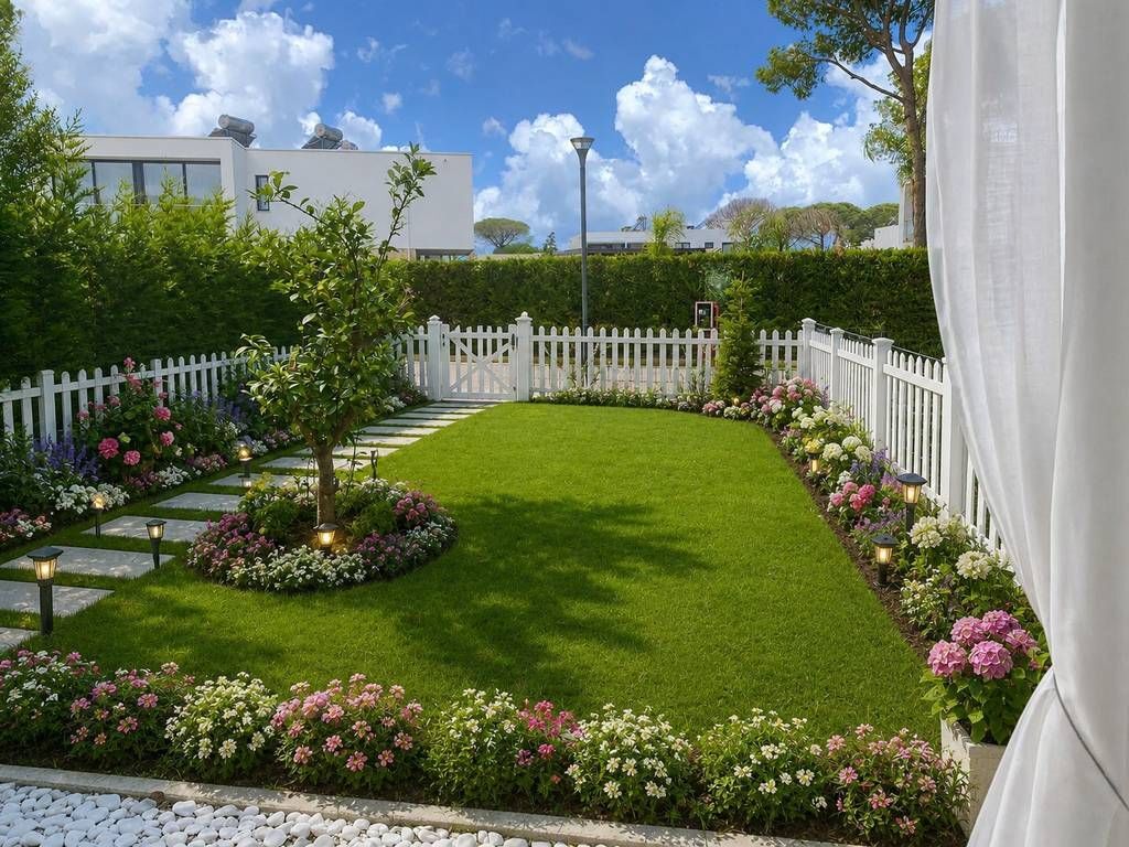 Apartment 2+1+Yard for sale in San Pietro Residence, Gjiri i Lalzit