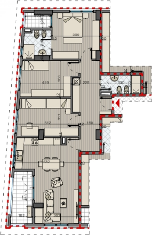 🏡 Apartment 3+1 for Sale near New Boulevard – Opportunity!