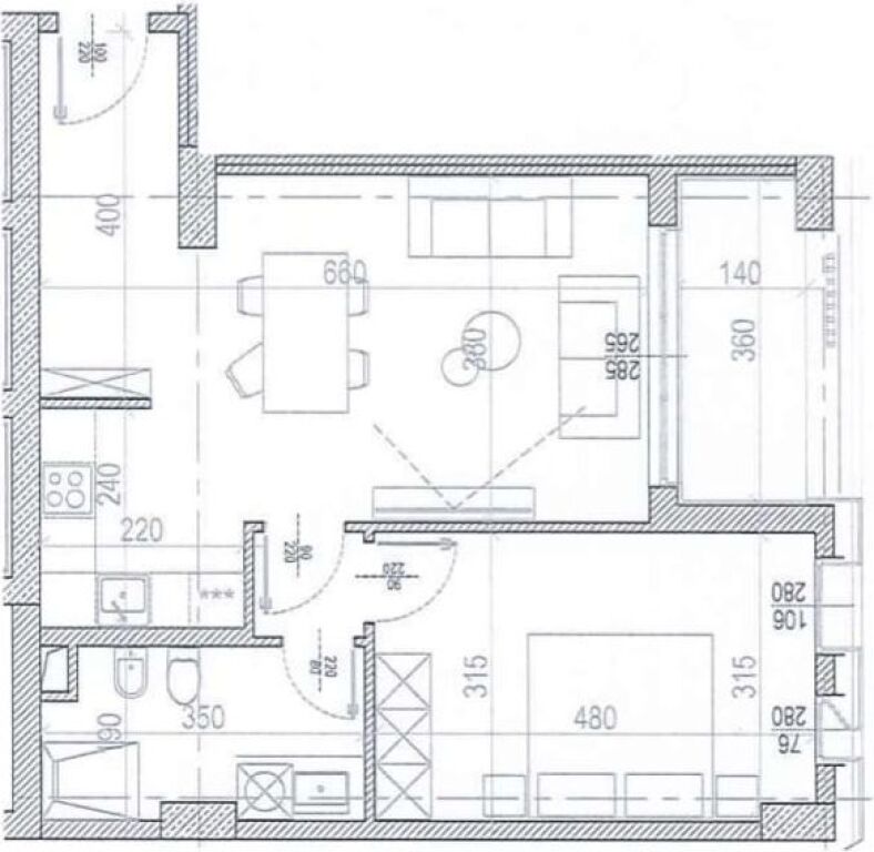 Apartment 1+1 for Sale Near Report TV  159,733 EURO