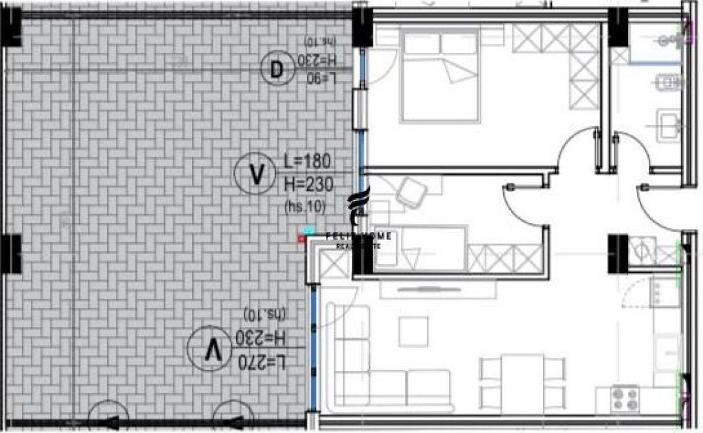 SHITET APARTAMENT 2+1 KODRA E DIELLIT 2 210.000 EURO FH-79167