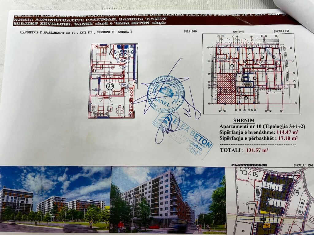 Appartamento 3+1+2 in vendita a Paskuqan / Presso Sanel
