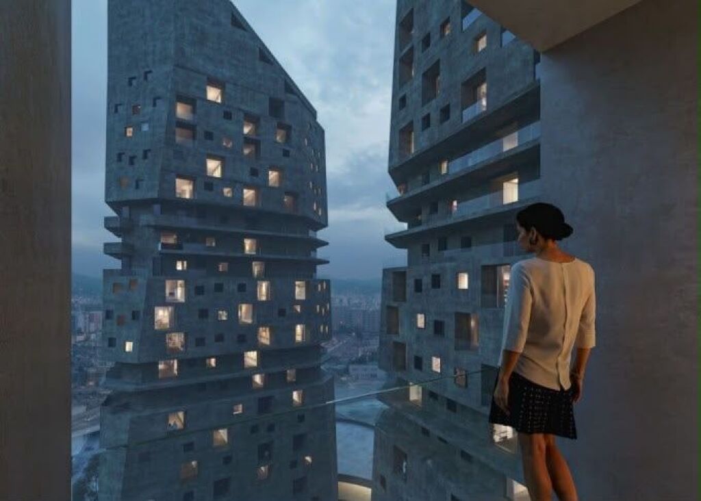 ❌ OKAZION ❌   📣 SHITET Apartament 2+1 Me 2 Tualete 📍 Shqiponja Square Building, Prane Ish Sheshit Shqiponja ✨