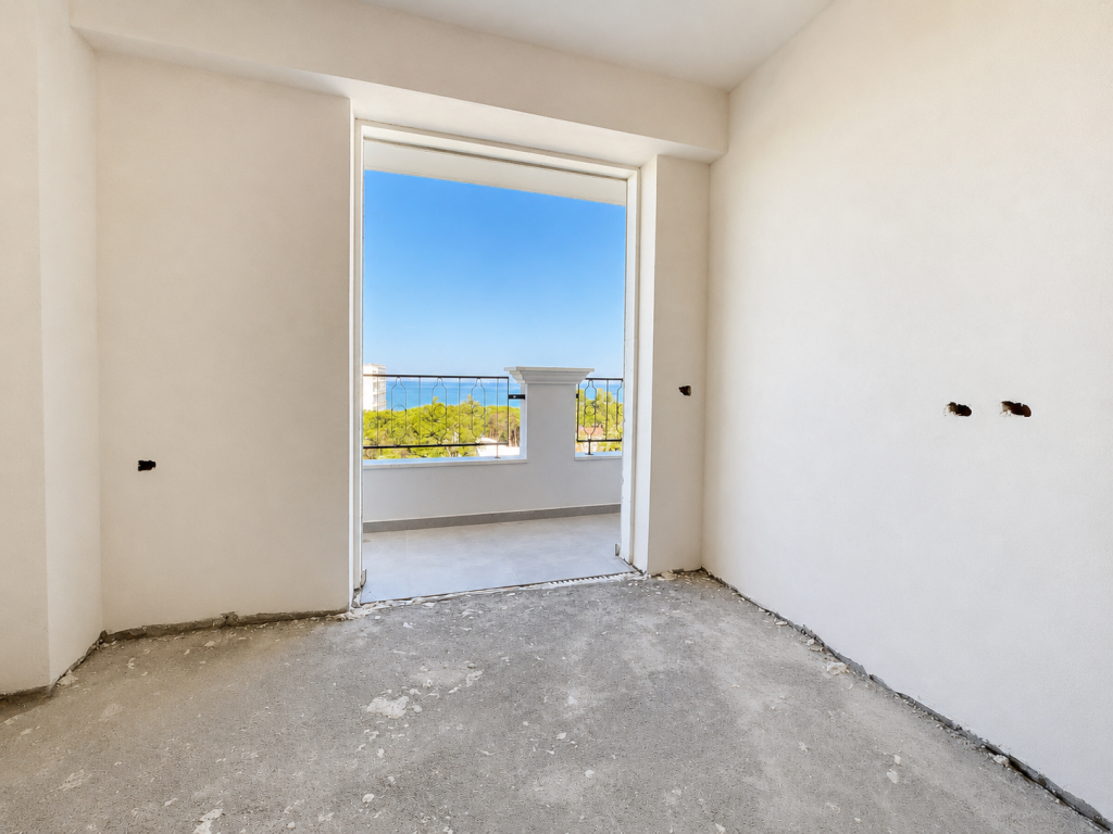 Apartment 1+1 with Spacious Area for Sale in Golem, Kavajë