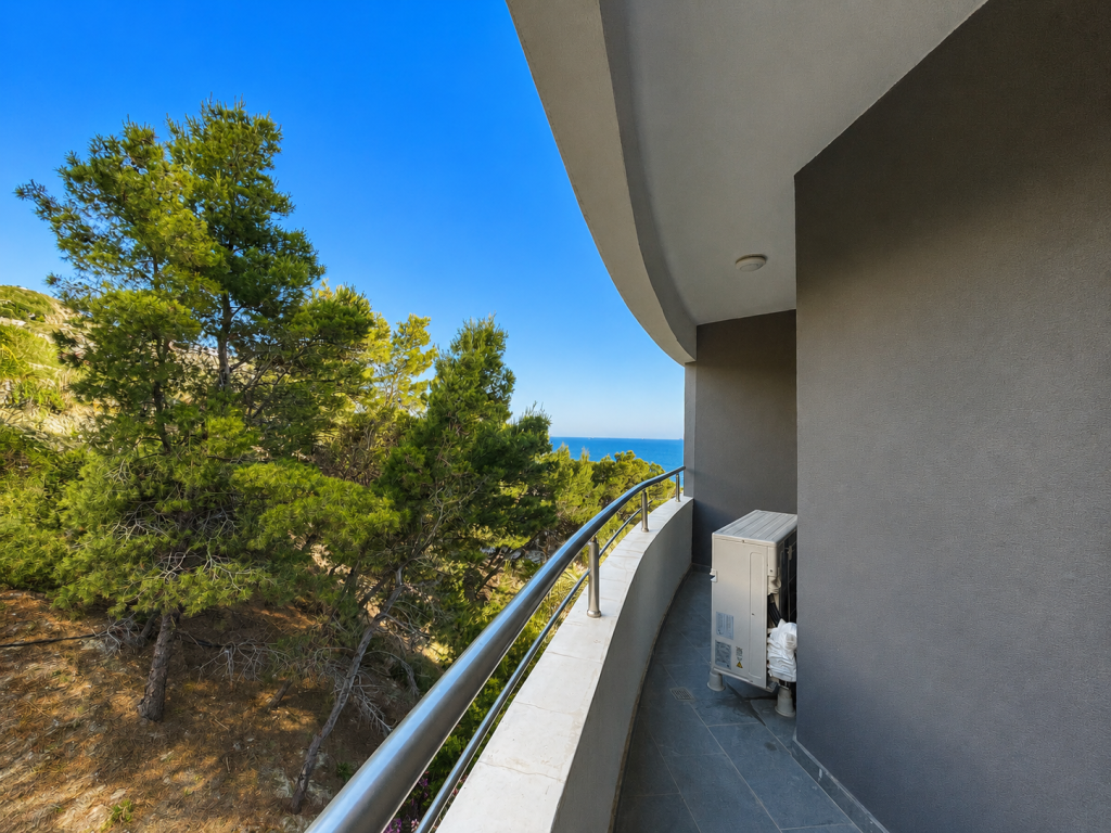 Apartment 2+1 with Sea View for Sale in Currila, Durrës