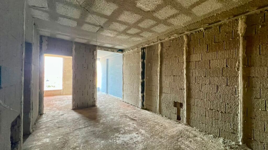 FOR SALE: 1+1 Apartment 📍Ali Dem (Ali Demi Fields) - New Building ✨️ - €125,000 - 6th Floor - Area 65m² - Plastering Phase (Completion in 2026)