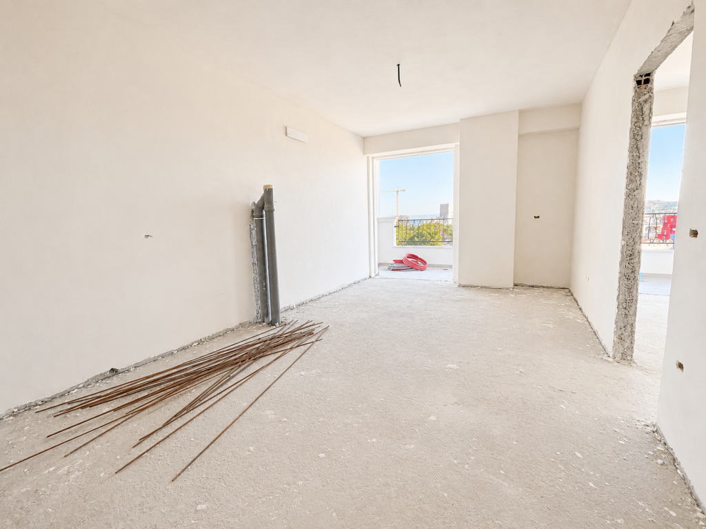 Apartment 1+1 with Spacious Area for Sale in Golem, Kavajë