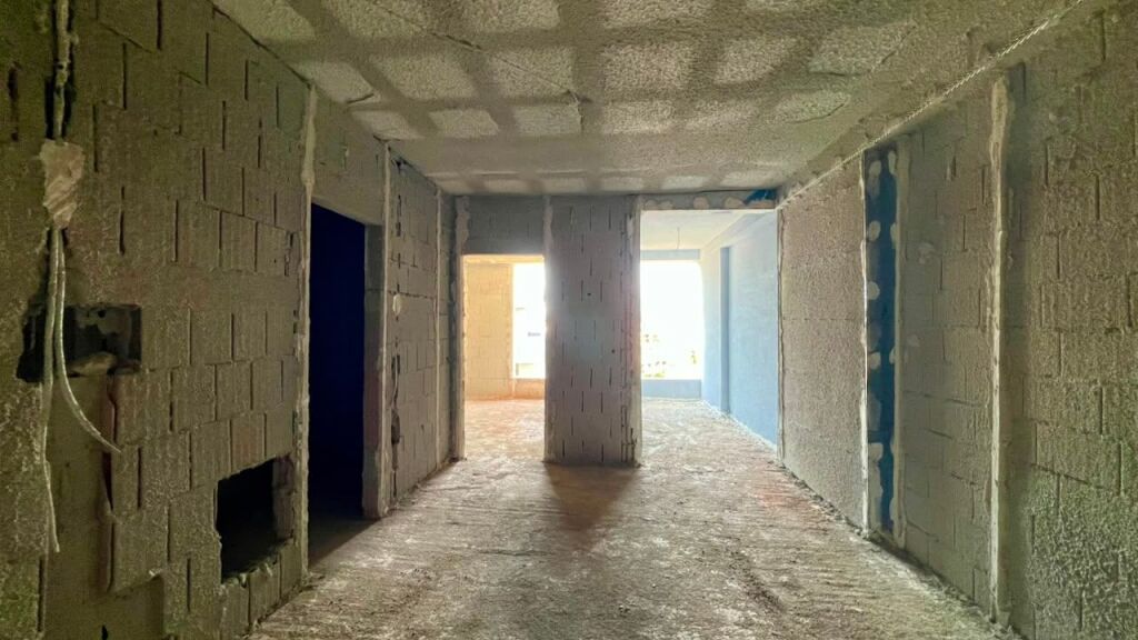 FOR SALE: 1+1 Apartment 📍Ali Dem (Ali Demi Fields) - New Building ✨️ - €125,000 - 6th Floor - Area 65m² - Plastering Phase (Completion in 2026)