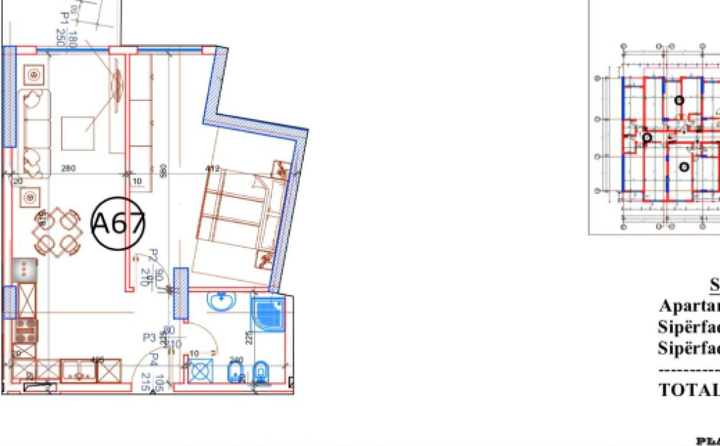 🏡 Shitet Apartament 1+1 në Rezidencën Space City – Paskuqan, Tiranë - Widok 2