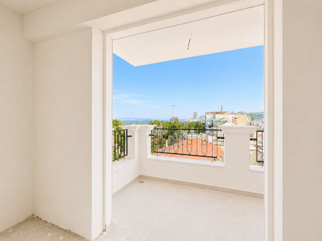 Apartment 1+1 with Spacious Area for Sale in Golem, Kavajë