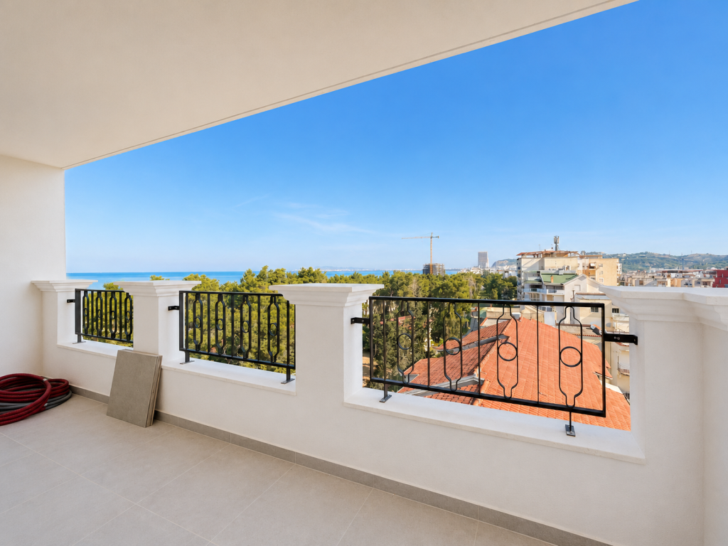 Apartment 1+1 with Spacious Area for Sale in Golem, Kavajë