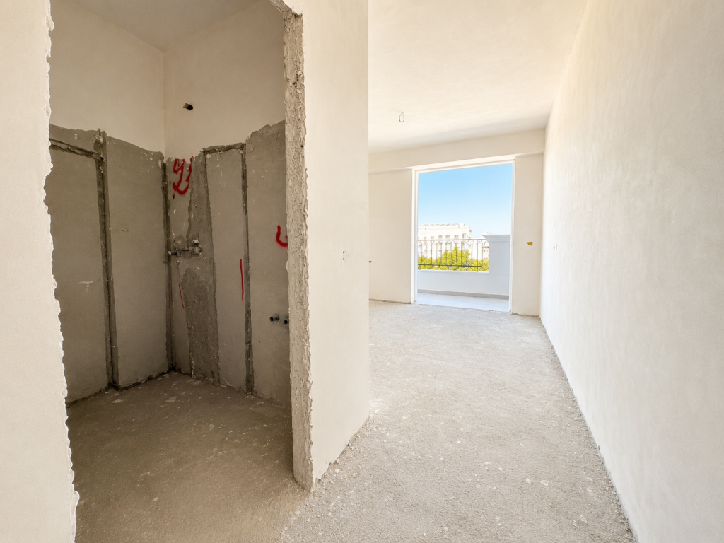 Apartment 1+1 with Spacious Area for Sale in Golem, Kavajë