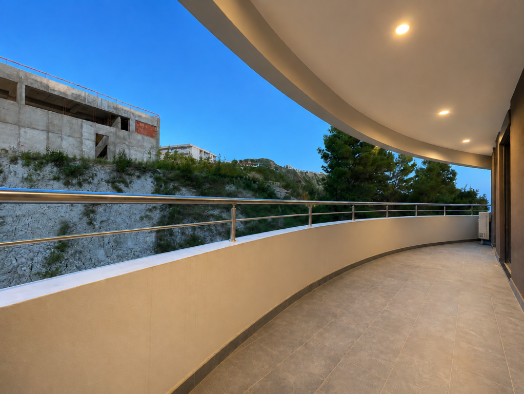 Apartment 2+1 with Sea View for Sale in Currila, Durrës
