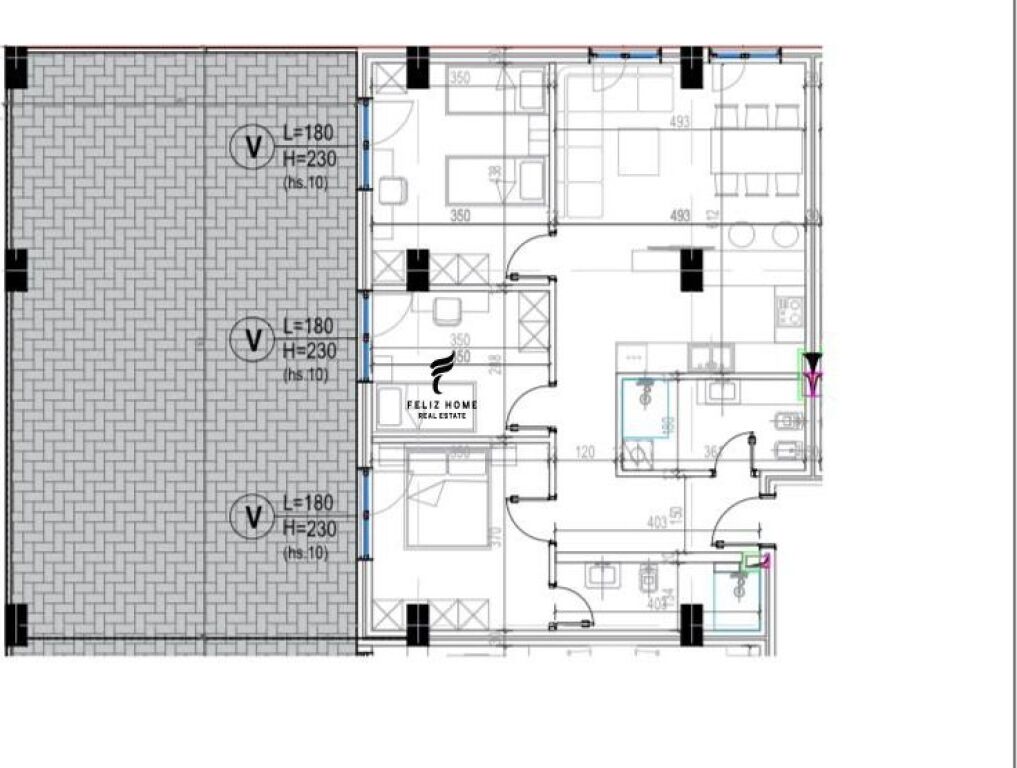 SHITET APARTAMENT 3+1+2 KODRA E DIELLIT 2 276.800 EURO FH-79163