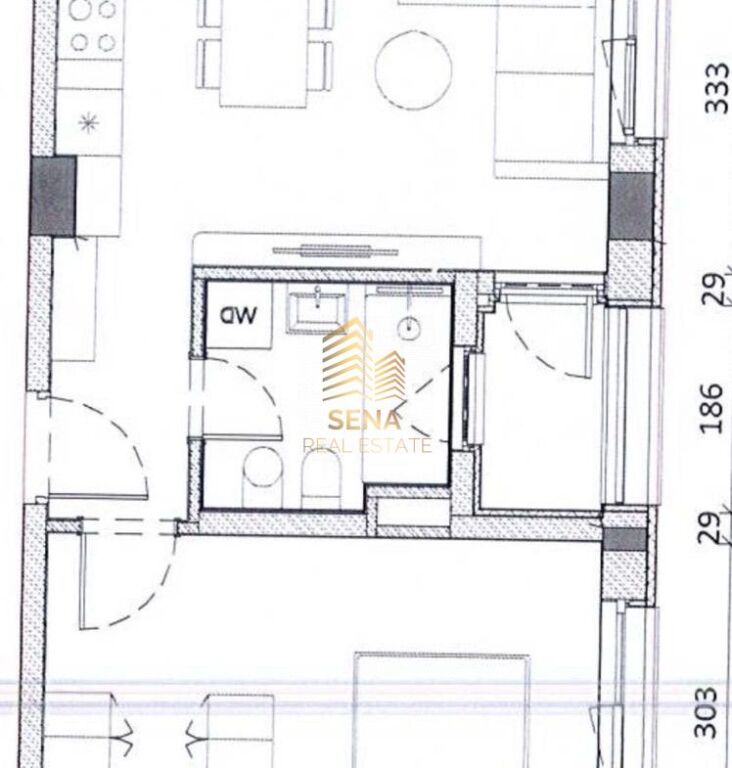 For sale, Apartment 1+1+Blk, Ali Demi- Kadiu Residence, 11,500,000 Lek