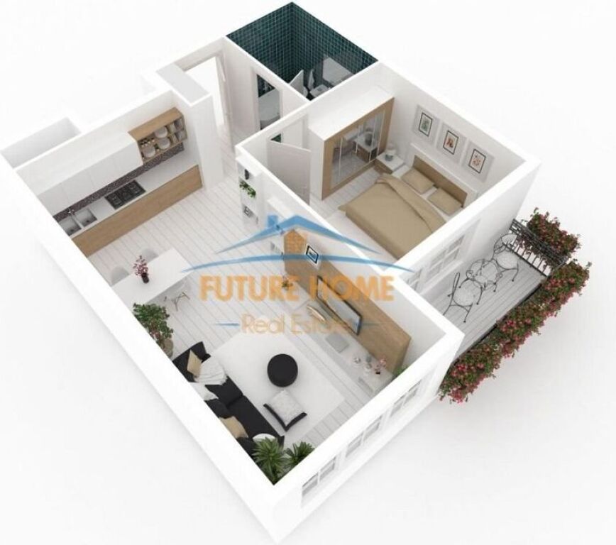 Shitet, Apartament 2+1, Liqeni i Thate, Tirane.