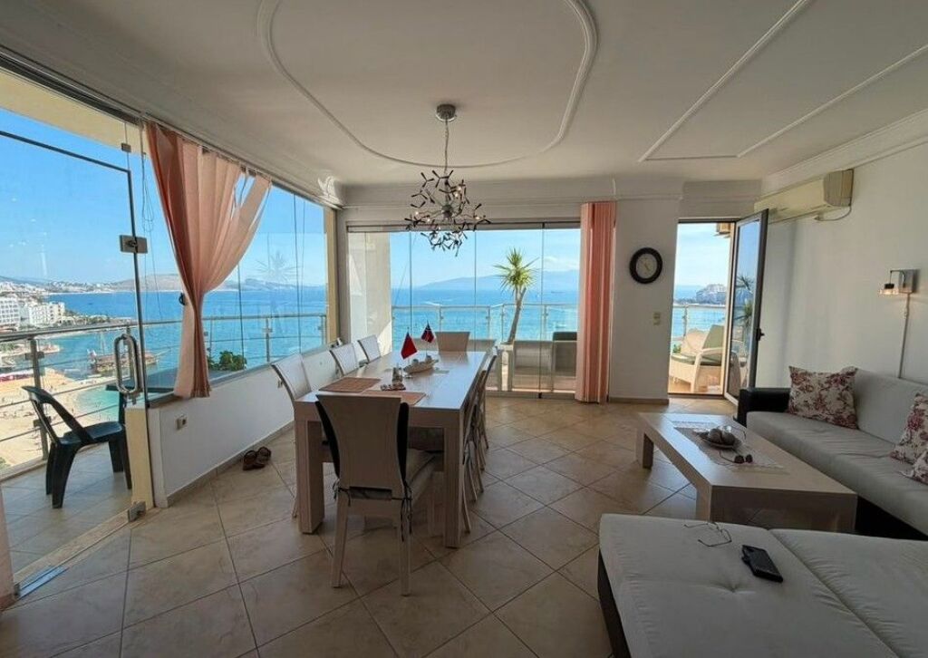 OCCASION! SARANDE, APARTMENT WITH OPEN SEA VIEW 3+1+3 FOR SALE