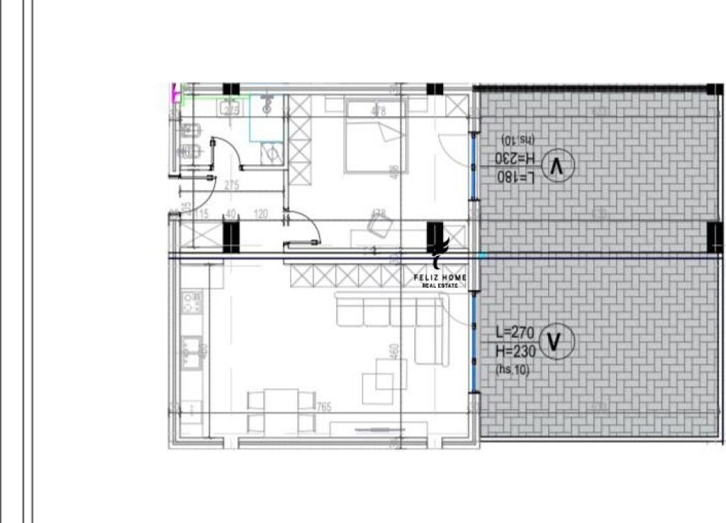 SHITET APARTAMENT 1+1 KODRA E DIELLIT 2 210.200 EURO FH-79273