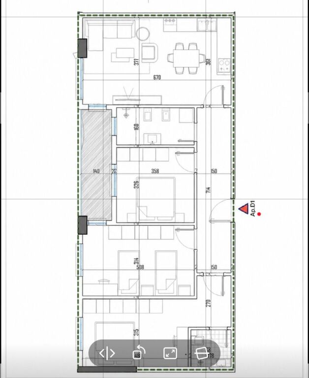 Shitet Apartament 3+1+2 ne Paskuqan / Tek British Residence