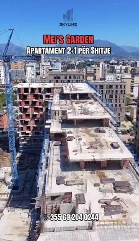 🏡 Apartament 2+1 për Shitje tek Fusha e Aviacionit – Mei’s Garden